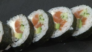Recetas japonesas: Maki con salmón y queso Philadelphia